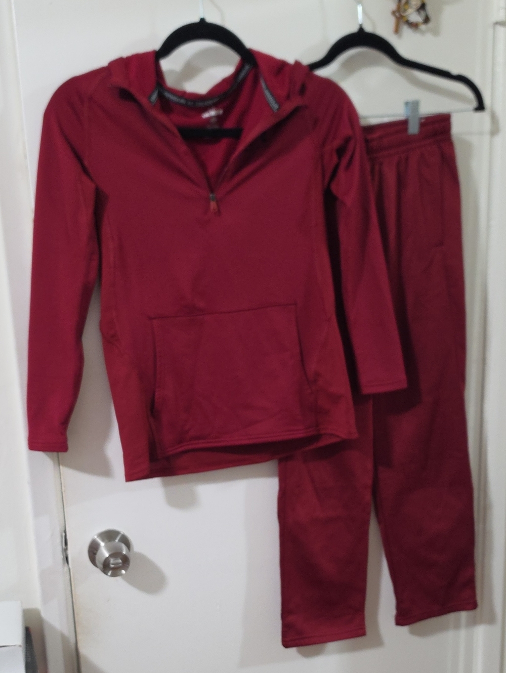 Under Armour Kids Burgandy Sweat Set